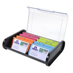 Exacompta Visitenkartenbox Clc Sw/Arlekin Tz