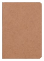 Clairefontaine Heft AgeBag A5 Leinen bl 48Bl braun