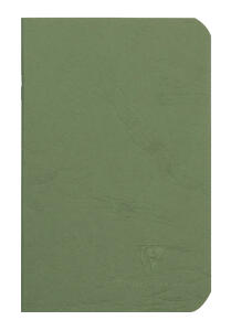 Clairefontaine Heft AgeBag 9x14 48Bl uni grün