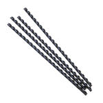 Exacompta 100 plast. binderücken 8mm A4 schw.