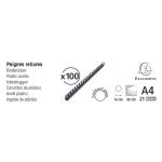 Exacompta 100 plast. binderücken 16mm A4 weiß