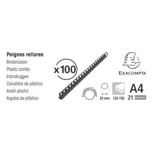 Exacompta 100 plast. binderücken 20mm A4 weiß