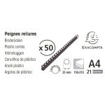 Exacompta 50 plast. binderücken 25mm A4 weiß