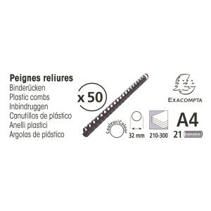 Exacompta 50 plast. binderücken 32mm A4 weiß