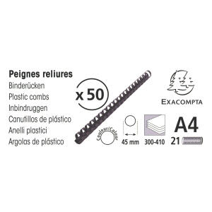 Exacompta 50 plast. binderücken 45mm A4 weiß