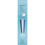 Exacompta 25 plast. binderücken 12mm A4 weiß