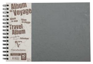 Clairefontaine Reisealbum A4 Agebag lin Rd 40Bl gr