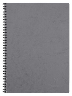 Clairefontaine Spiralbuch AgeBag 9x14 kar 50Bl gr