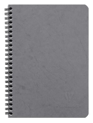 Clairefontaine Spiralheft AgeBag A5 lin 50Bl grau
