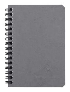 Clairefontaine Spiralbuch 9x14 Agebag kar 50Bl gr