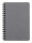 Clairefontaine Spiralbuch Agebag 9x14 linRd 50Bl gr