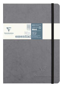 Clairefontaine Notizbuch AgeBag MyEss A5 96Bl kar grau