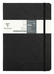 Clairefontaine Notizbuch AgeBag MyEss A5 96Bl dot sw