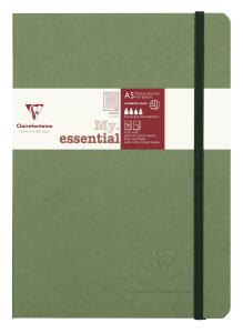 Clairefontaine Notizbuch AgeBag MyEss A5 96Bl lin gn
