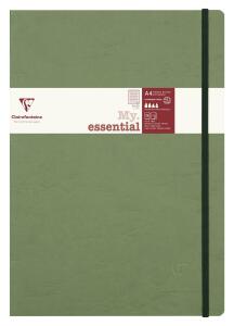 Clairefontaine Notizbuch AgeBag MyEss A4 96Bl lin gn