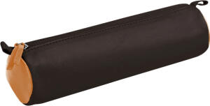 Clairefontaine Schlamperm Leder Ø5,5x21cm or/ fuch