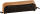 Clairefontaine Schlamperm Leder 21x4x6cm bl/sw