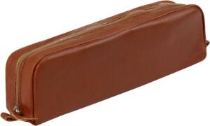Clairefontaine Schlamperm Leder 21x4x6 kastanie