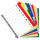 Exacompta Register 1-10 A4+ PP bedruckt.Taben