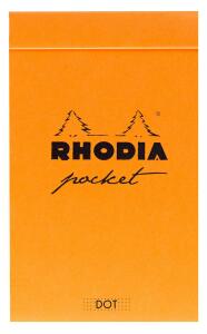 Rhodia Rhodia Pocket 75x120 40Bl sort dot