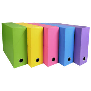 Exacompta Transferbox R 90mm Salsa sort