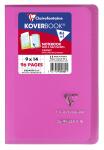 Clairefontaine Koverbook 9X14 trans kariert 48Bl sort