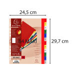Exacompta Register A4+ Jan-Dez. PP bedr.Tabs
