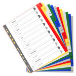 Exacompta Register A4+ Jan-Dez. PP bedr.Tabs