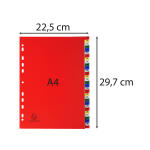Exacompta Register A4 Maxi 1-31 PP farb Tabs