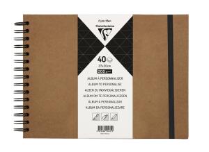 Clairefontaine Heft Kraftpapier 27x20 cm