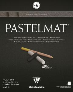 Clairefontaine Pastelmat N°6 24x30cm 360g 12Bl