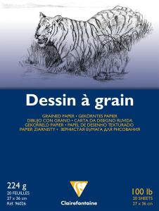 Clairefontaine Zeichenblock 27x36 224g 20Bl