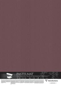 Clairefontaine Pastelmat 70x100cm 5Bl Weinrot