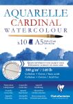 Clairefontaine Aquarellblock Cardinal A5 300g 10Bl