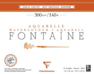 Clairefontaine FontaineKopf heiss 300g 20BL 24x30