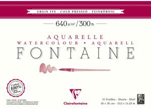 Clairefontaine Fontain 4xgel kalt 640g 20BL 26x36
