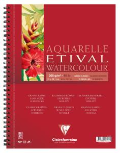 Clairefontaine Aquablo Spiral ETI 200g A4 10Bl