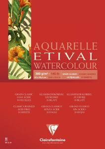 Clairefontaine Aquablo ETI 300g A2 kopfgel. 10Bl