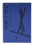 Clairefontaine Skizzenb Graf It A6 90g 80Bl nachtbl