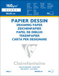 Clairefontaine Zeichenblock kopfs gel  24x32 160g 20Bl
