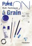Clairefontaine PaintOn gekörnt A2 20Bl 250g weiß