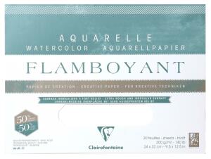 Clairefontaine Flamboyant 4fachgel 24x32 20Bl 300g