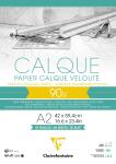 Clairefontaine Transparentpapierblock A2 gel 90g 50Bl