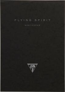 Clairefontaine Flying S. Block schwarz 90g 50Bl