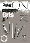 Clairefontaine PaintOn gr Fgekörnt A3 250g 30Bl