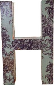 Clairefontaine Grossbuchstabe H Fantasie 5x22x30