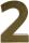 Clairefontaine Zahl 2 gross Fantasie 5x22x30