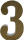 Clairefontaine Zahl 3 gross Fantasie 5x22x30