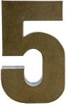 Clairefontaine Zahl 5 gross Fantasie 5x22x30