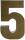 Clairefontaine Zahl 5 gross Fantasie 5x22x30